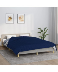 Couverture lestée Bleu 200x220 cm 13 kg Tissu | Mobilier & Déco