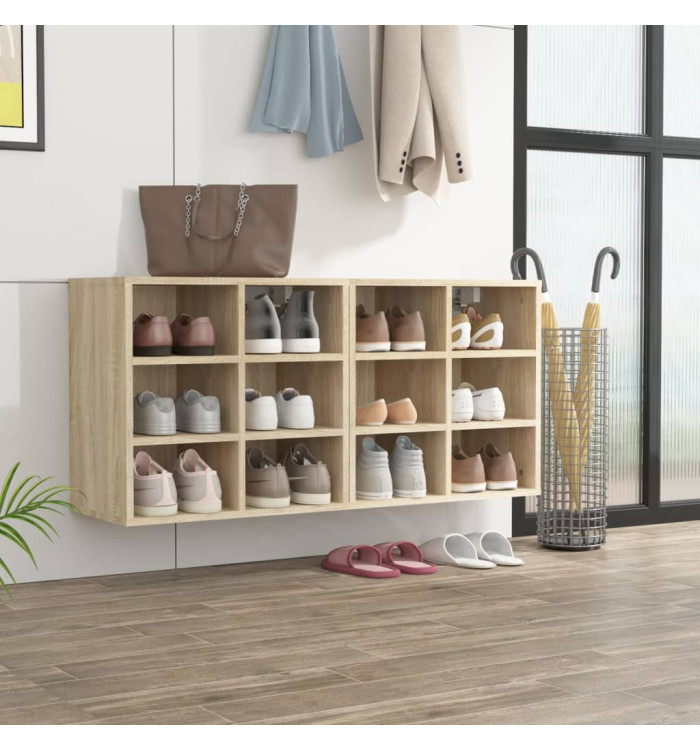 Armoires à chaussures 2 pcs Chêne Sonoma 52,5x30x50 cm | Mobilier & Déco