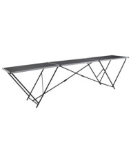 Table à coller pliable MDF et aluminium 300 x 60 x 78 cm | Mobilier & Déco
