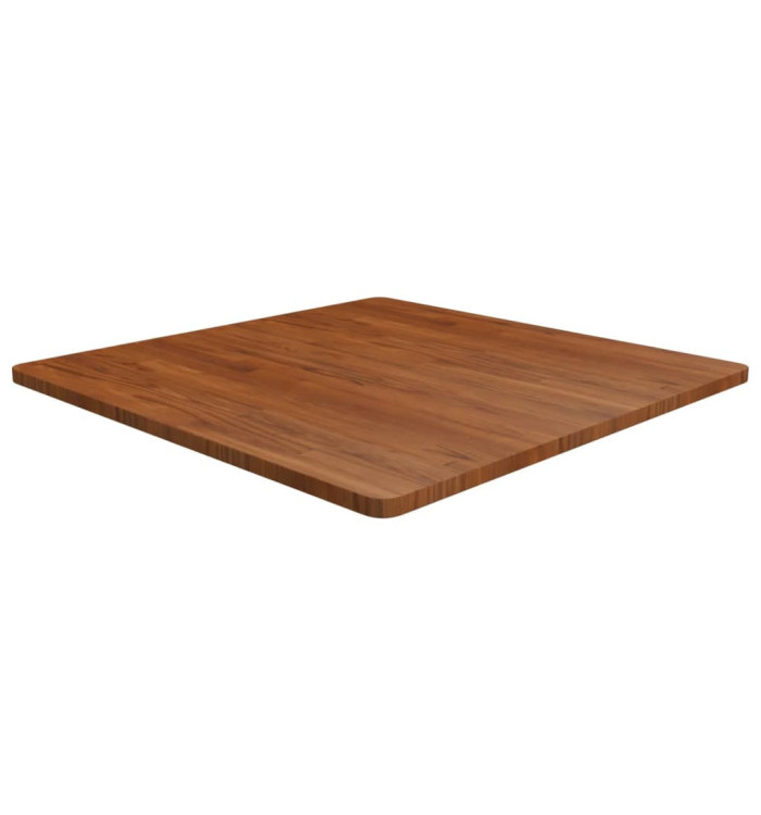Dessus de table carré Marron foncé90x90x2,5cm Bois chêne traité | Mobilier & Déco