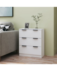 Buffet Blanc 60x30x70 cm Bois d'ingénierie | Mobilier & Déco