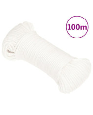 Corde de bateau Blanc complet 3 mm 100 m Polypropylène | Mobilier & Déco