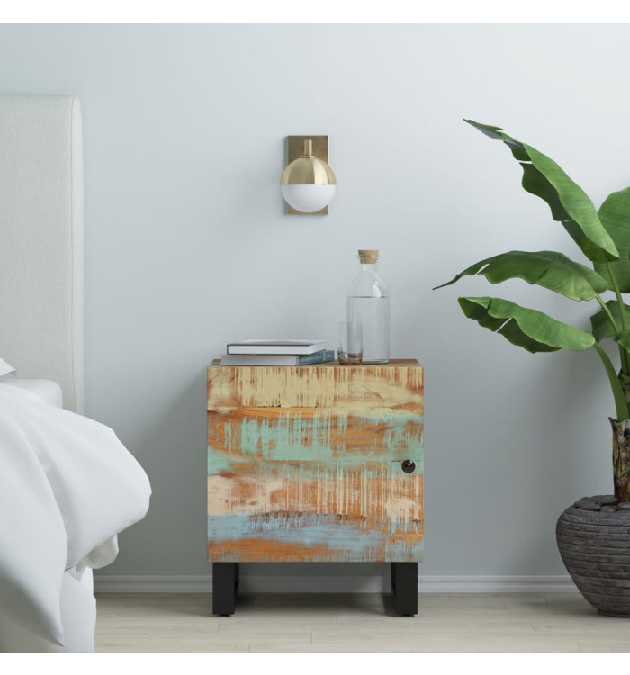 Table de chevet 40x33x46 cm Bois massif de récupération | Mobilier & Déco