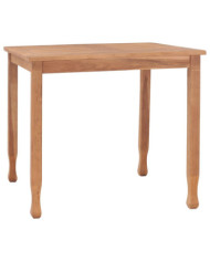 Table à dîner de jardin 85x85x75 cm Bois de teck massif | Mobilier & Déco