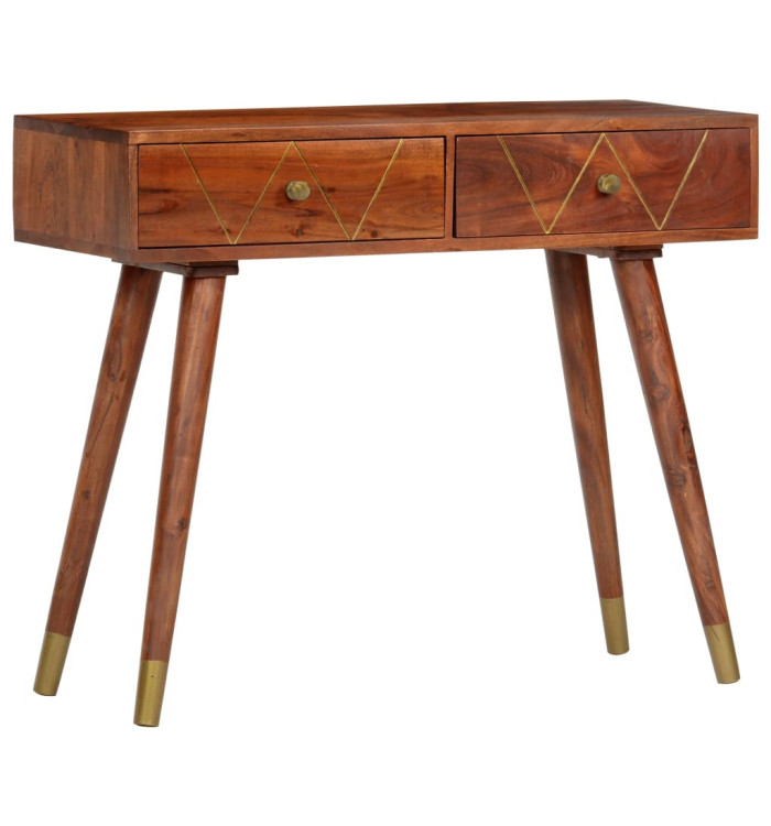 Table console 90x35x76 cm Bois d'acacia massif | Mobilier & Déco