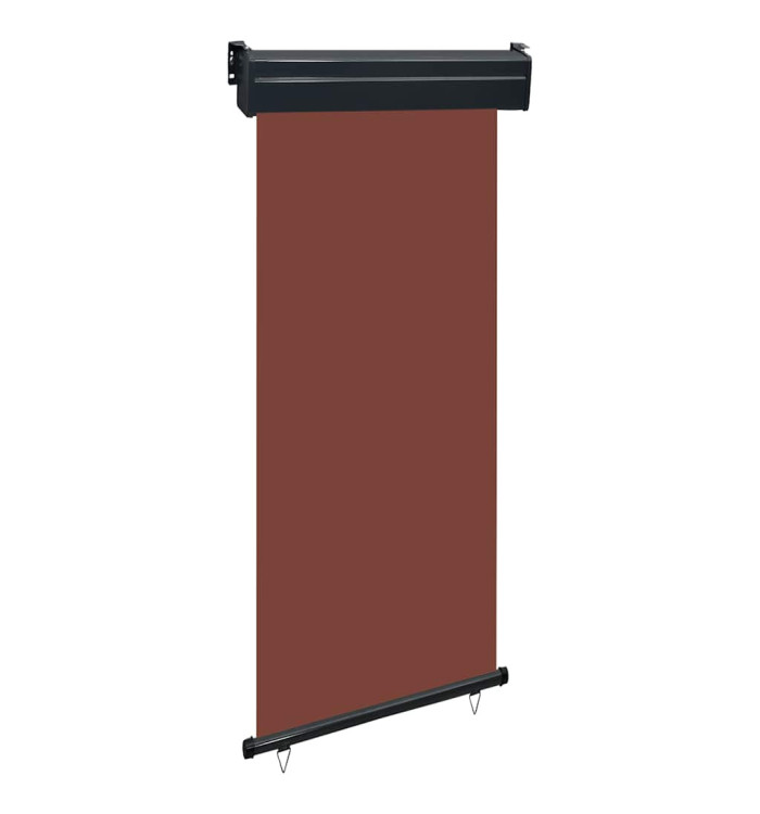 Auvent latéral de balcon 85x250 cm Marron | Mobilier & Déco