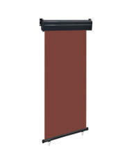 Auvent latéral de balcon 85x250 cm Marron | Mobilier & Déco