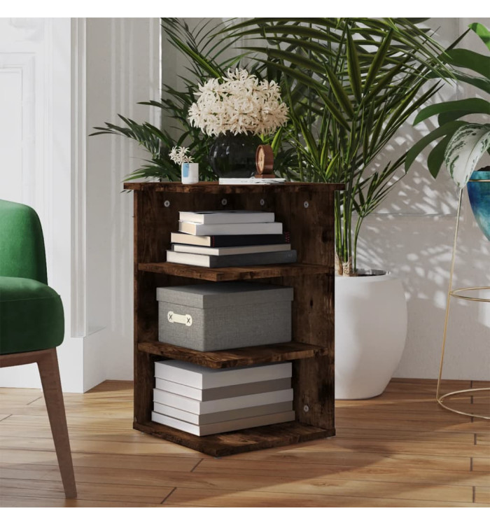 Armoire latérale Chêne fumé 35x35x55 cm Bois d'ingénierie | Mobilier & Déco