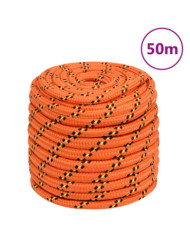Corde de bateau Orange 16 mm 50 m Polypropylène | Mobilier & Déco