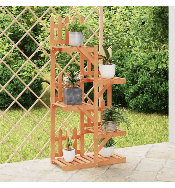 Support à fleurs 60x25x130 cm bois massif de sapin | Mobilier & Déco
