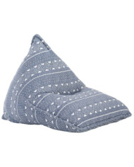 Canapé pouf Indigo Tissu Patchwork | Mobilier & Déco