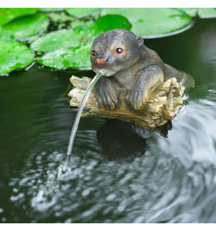 Ubbink Fontaine de jardin à cracheur flottante Loutre | Mobilier & Déco