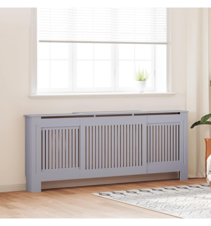 Cache-radiateur MDF Gris 205 cm | Mobilier & Déco