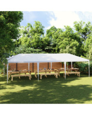 Tente de réception 4 x 9 m Blanc | Mobilier & Déco