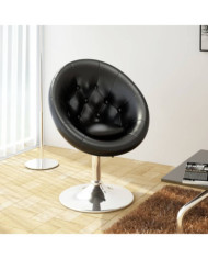 Tabouret de bar Noir Similicuir | Mobilier & Déco