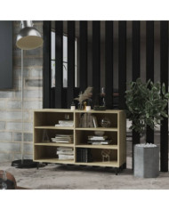 Buffet chêne sonoma 103,5x35x70 cm bois d'ingénierie | Mobilier & Déco