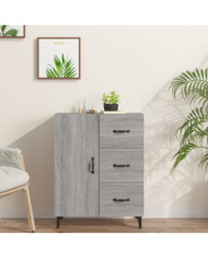 Buffet sonoma gris 69,5x34x90 cm bois d'ingénierie | Mobilier & Déco