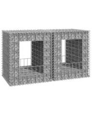 Poteaux à panier de gabion 2 pcs 50x50x60 cm Fer | Mobilier & Déco