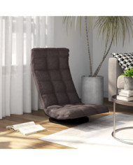 Chaise de sol pivotante Taupe Tissu | Mobilier & Déco