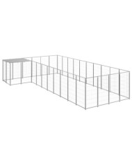 Chenil Argenté 13,31 m² Acier | Mobilier & Déco