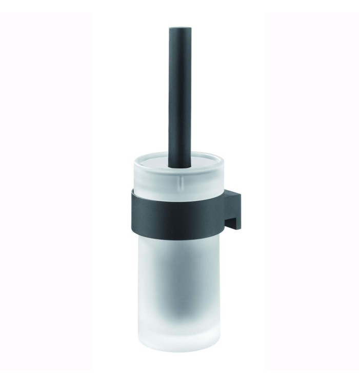 Tiger Brosse et porte-brosse de toilette Bold Noir mat | Mobilier & Déco
